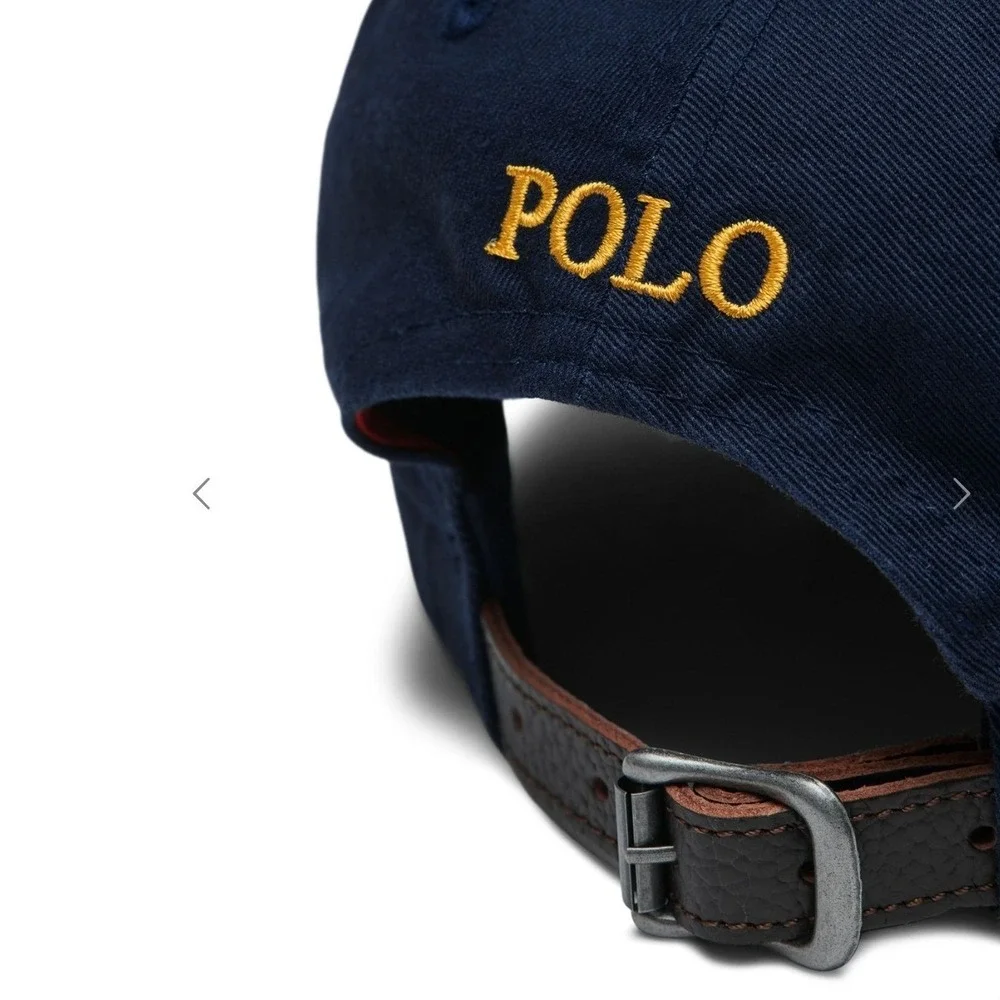 Polo Ralph Lauren Mens Navy Blue 1967-1987 Crossed Flags Crest Baseball Cap NWT